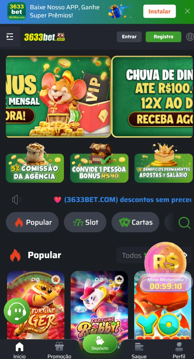 3633bet Top jackpot progressivo com giros grátis Ganhe Agora